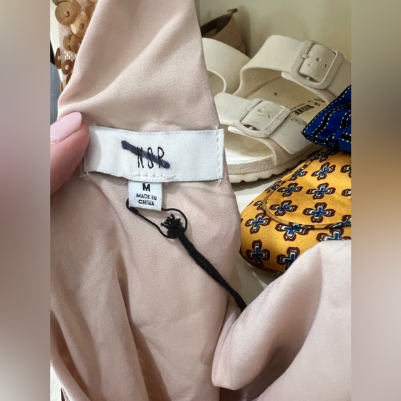 NSR Strappy Sequin Dress Rose Gold - Picture 9 of 10